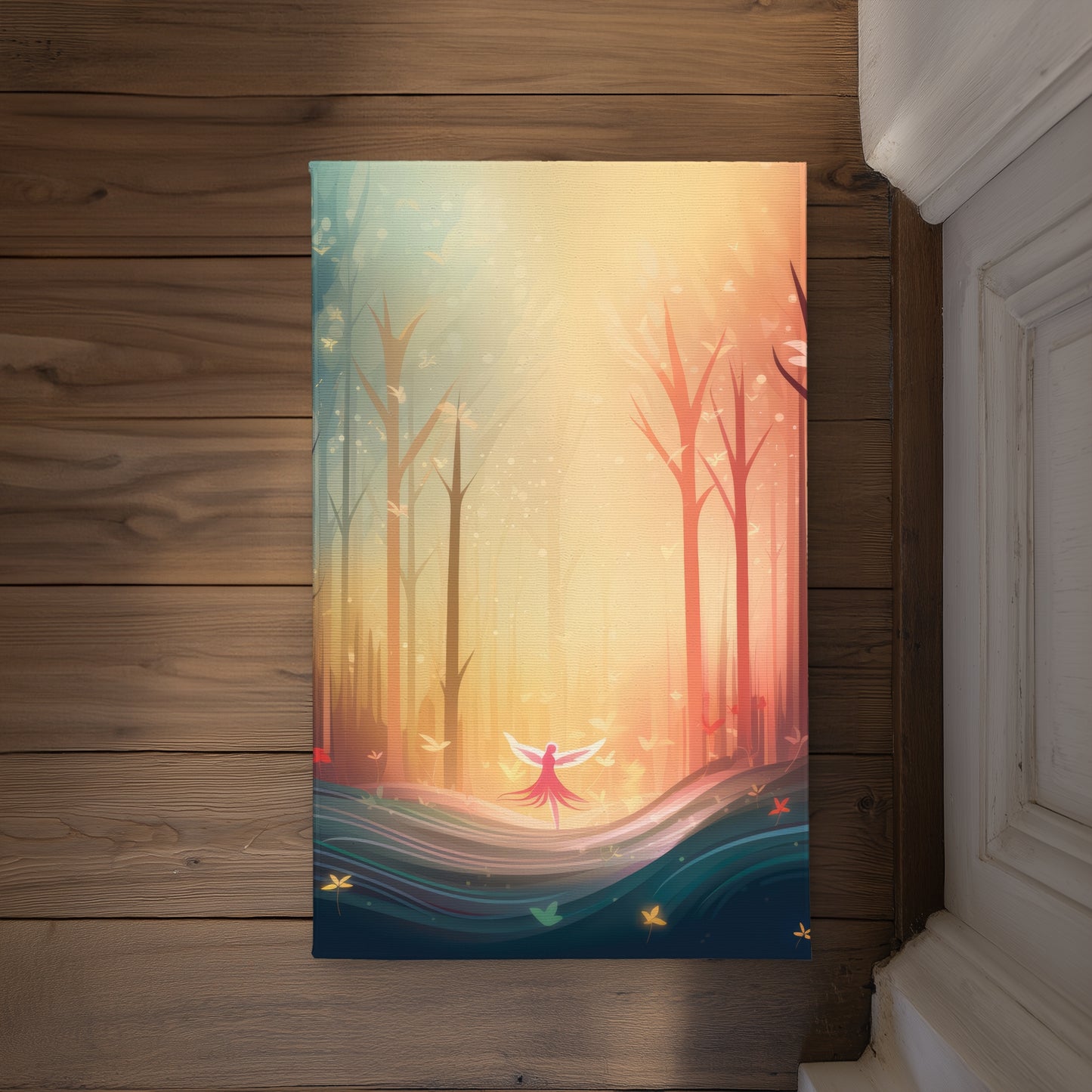 Enchanted Beige Indoor Outdoor Door Mat | Decor Essentials