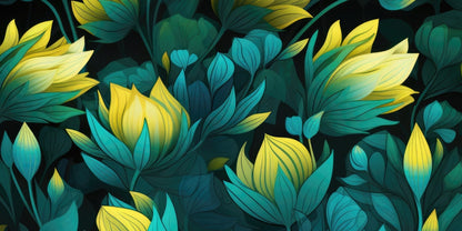 Tapis de bureau Intense Bloom - Accessoire de décoration élégant