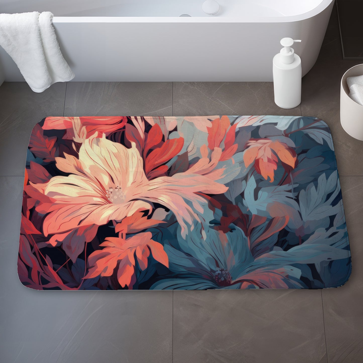 Silent charm - 17"x24" Bath mat