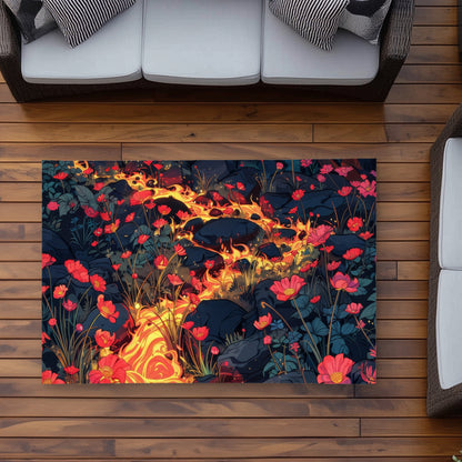 Tapis d'extérieur Dodging Nature | Accent de décoration intérieure élégant