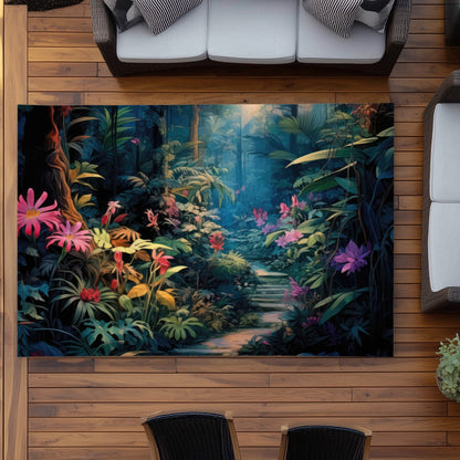 Against all odds - Green Outdoor Area Rug for Home Decor