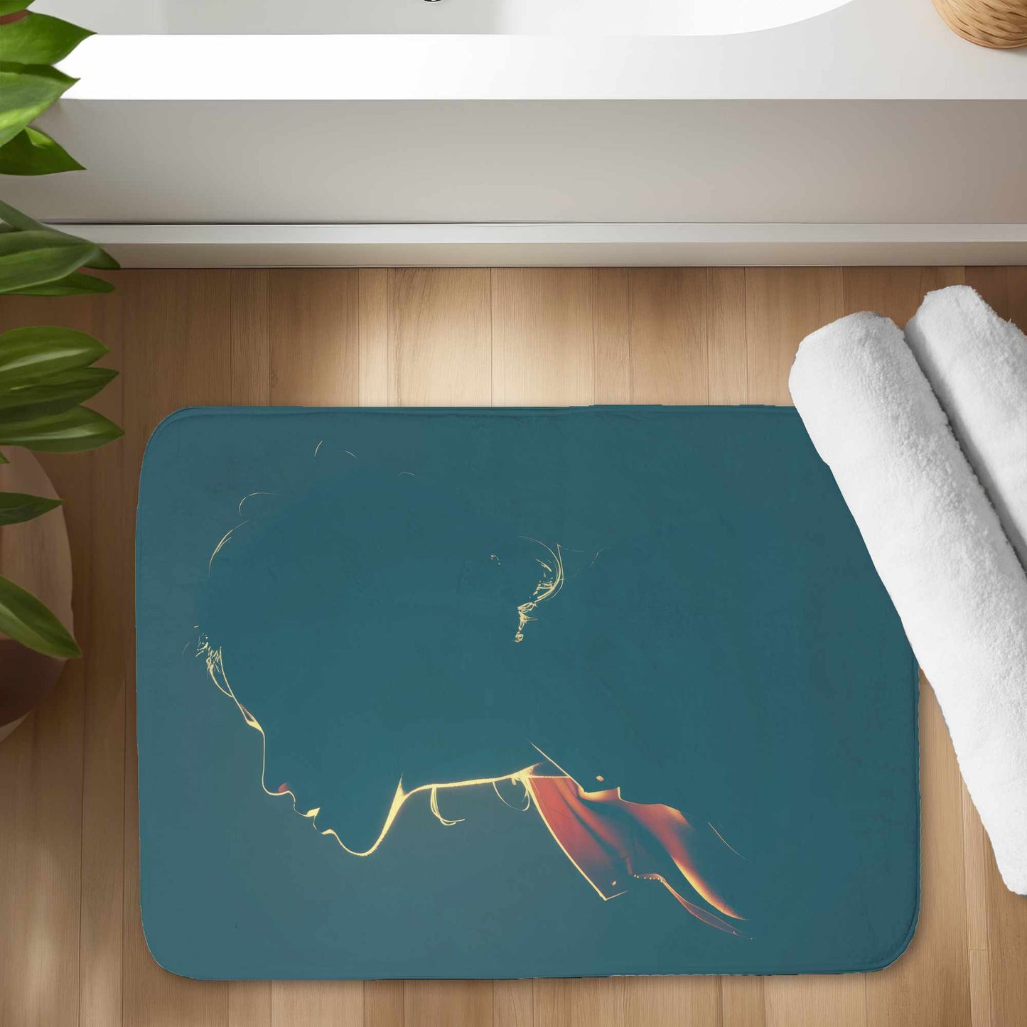 Tapis de bain Silent Light Whisper | Tapis doux de décoration intérieure