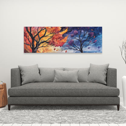 Before the Storm - Blue Canvas Home Decor Art Piece