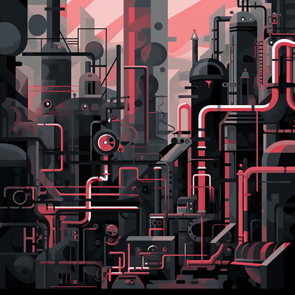 Industrial empire - Throw Pillow