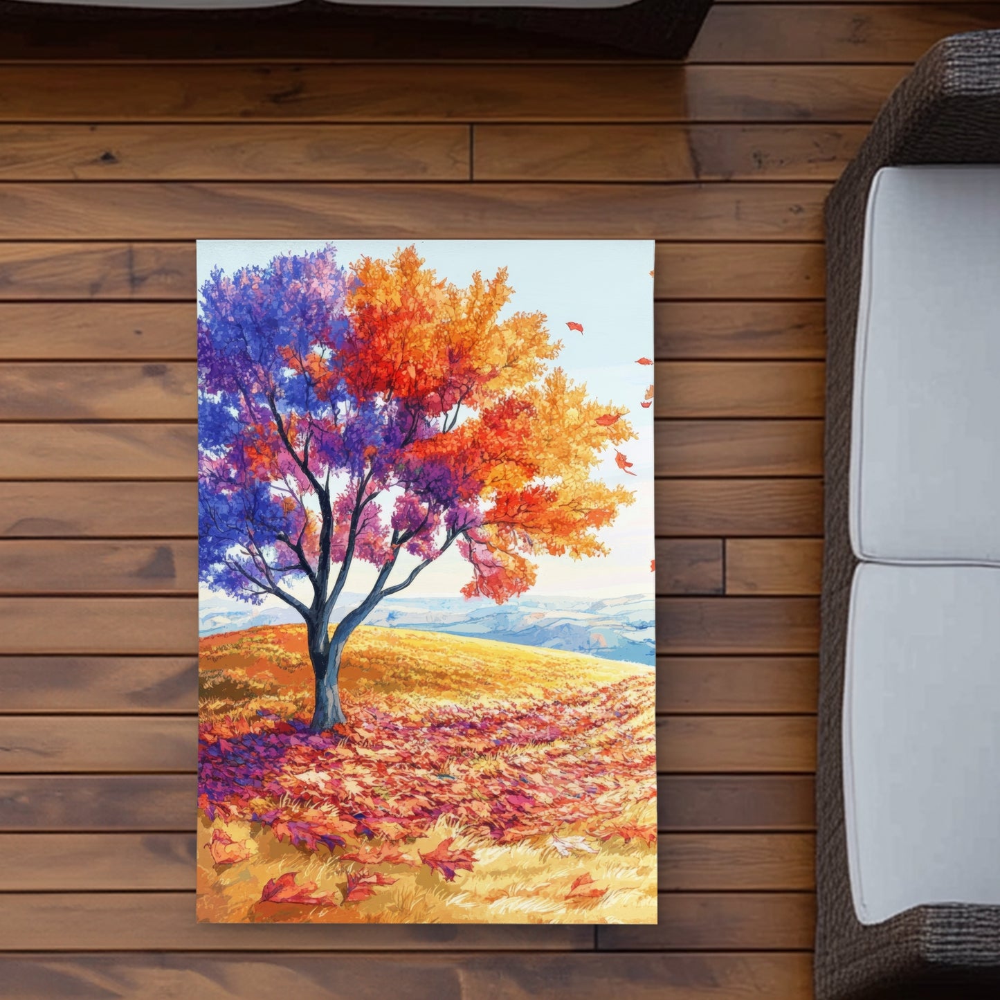 Spring Breeze White Outdoor Area Rug - Stylish