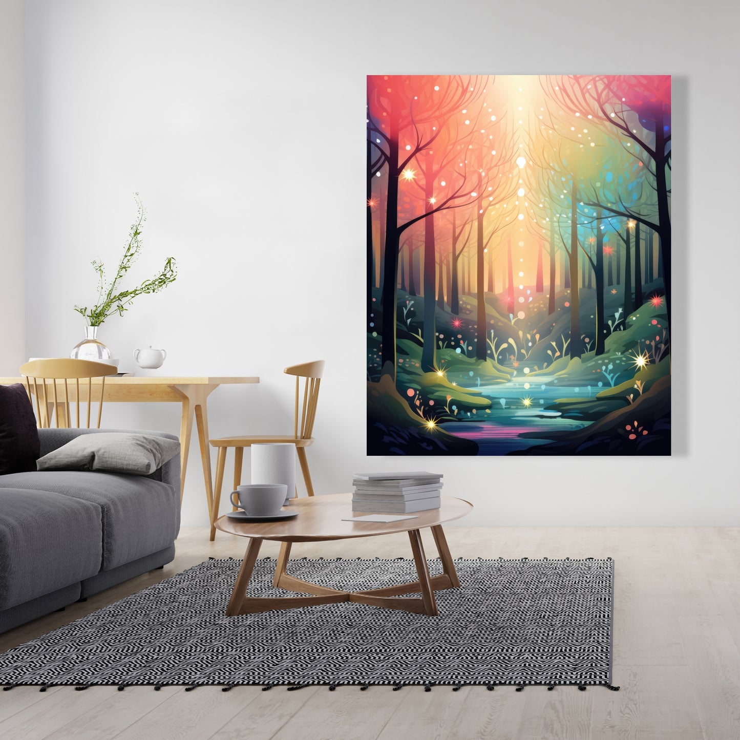 Magical forest - 32"x32" Canvas