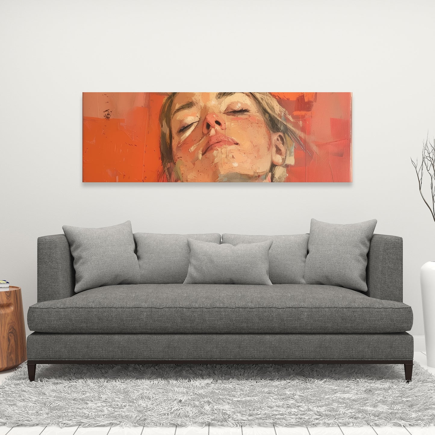 Relief - Pink Canvas Art for Stylish Home Decor Solutions