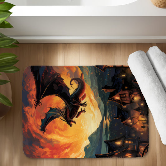 Hope for Mercy - Orange Bath Mat for Stylish Home Decor
