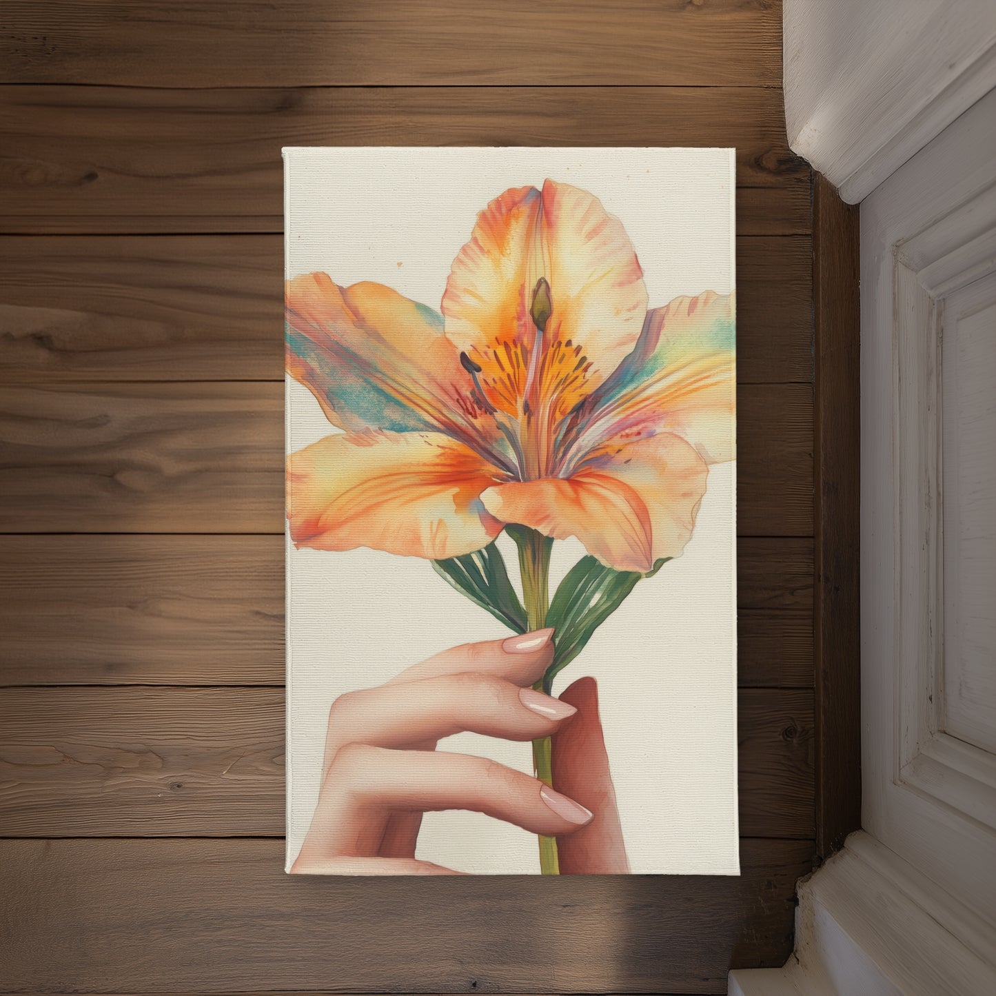 Ahold Yellow Indoor Outdoor Door Mat - Home Decor Accent