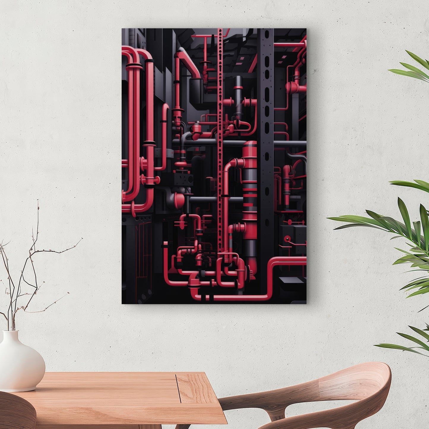 Machinery - 32"x32" Canvas