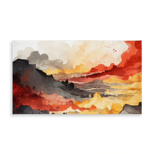 Scolding Land Yellow Indoor Outdoor Tablecloth