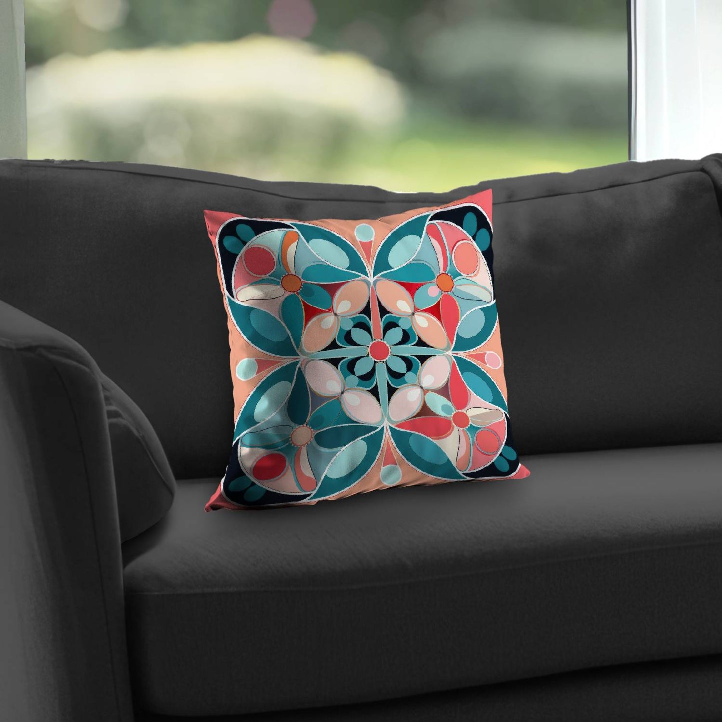 Sweet curves - Throw pillow - Print on demand