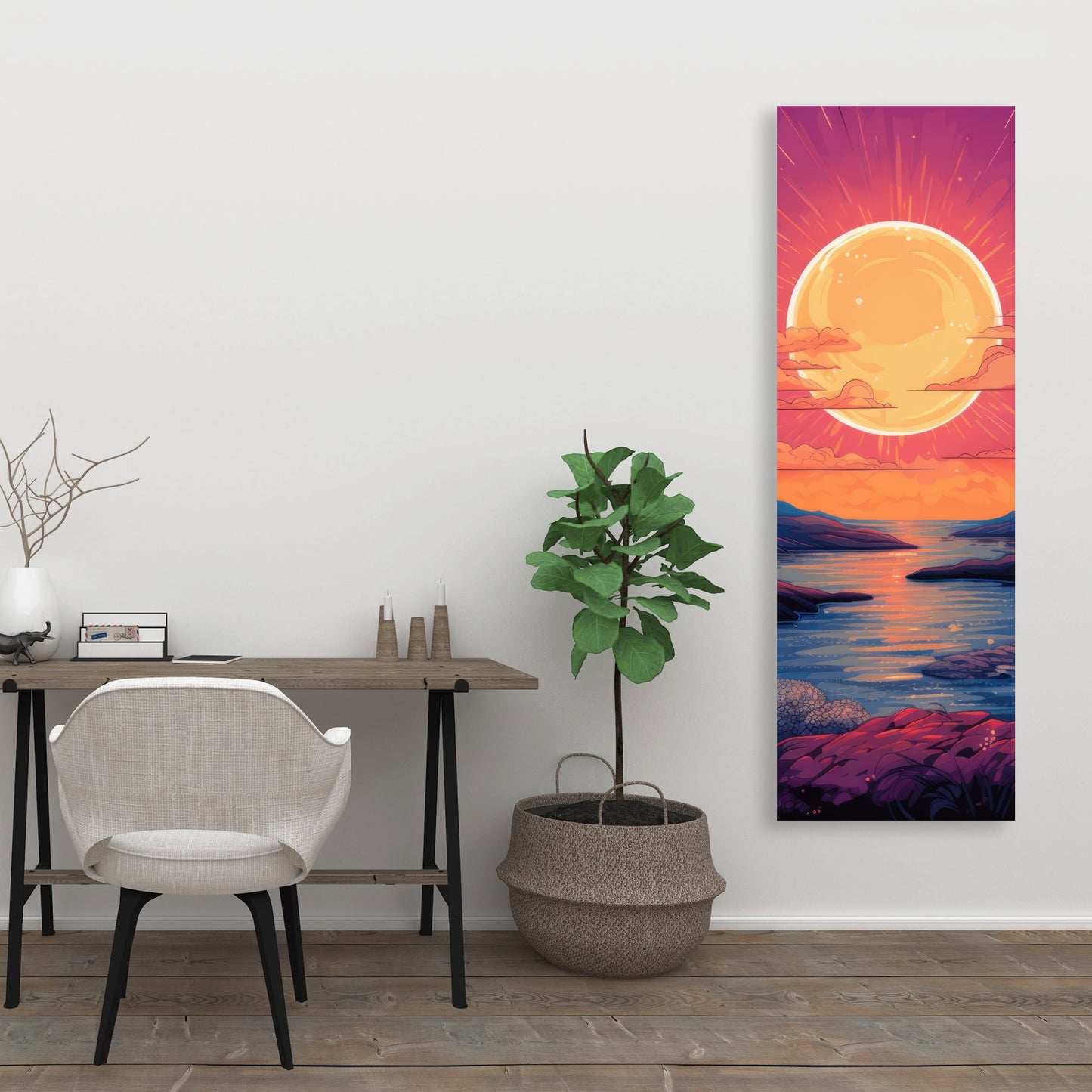 Measure the calm - 32"x32" Canvas