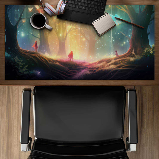A dream come true - Black desk mat for stylish home decor