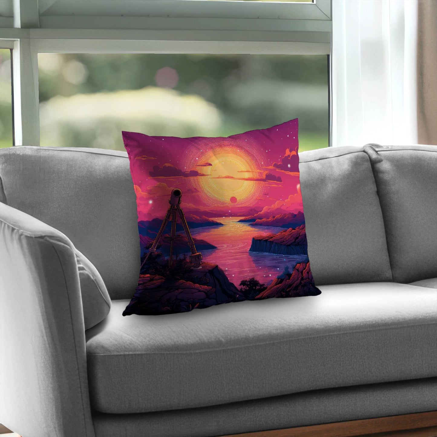 Skybound - Throw pillow - Print on demand