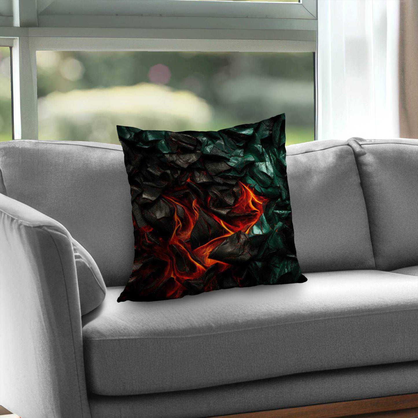 Imminent Rupture Poly Twill Throw Pillow | Chic Home Decor