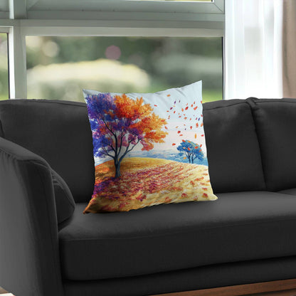 Coussin décoratif en sergé de polyester Brise printanière - Accessoire de décoration intérieure