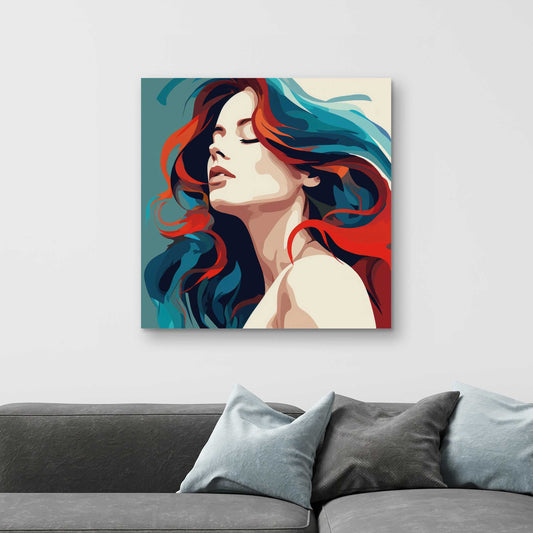 Zen Blue Canvas - Stylish Home Decor for Tranquil Spaces