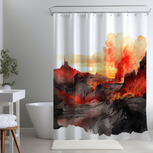 Minimalist flow - Shower Curtain