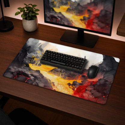 Tapis de bureau tendance et fluide | Accessoire de décoration élégant