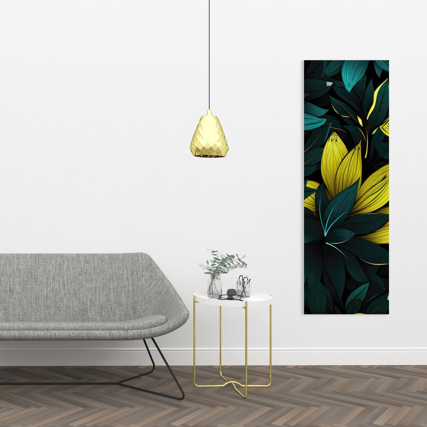 Potent - Yellow Canvas Art for Stylish Home Decor