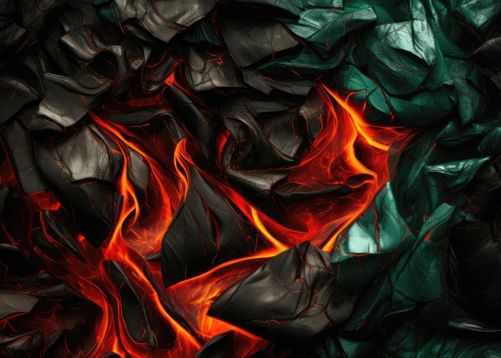 Imminent Rupture Green Door Mat | Indoor Outdoor Home Decor