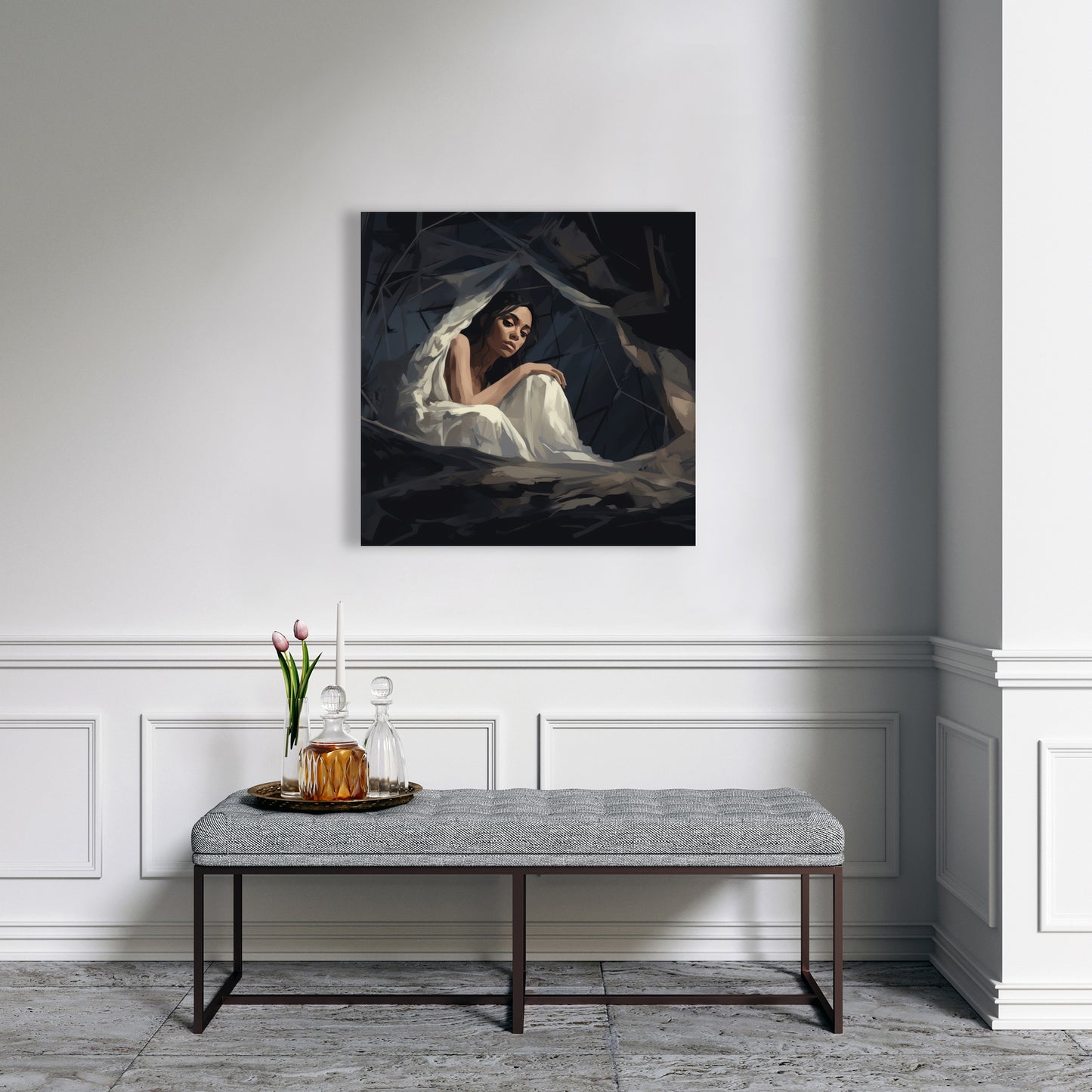 Cocooned - 32"x32" Canvas