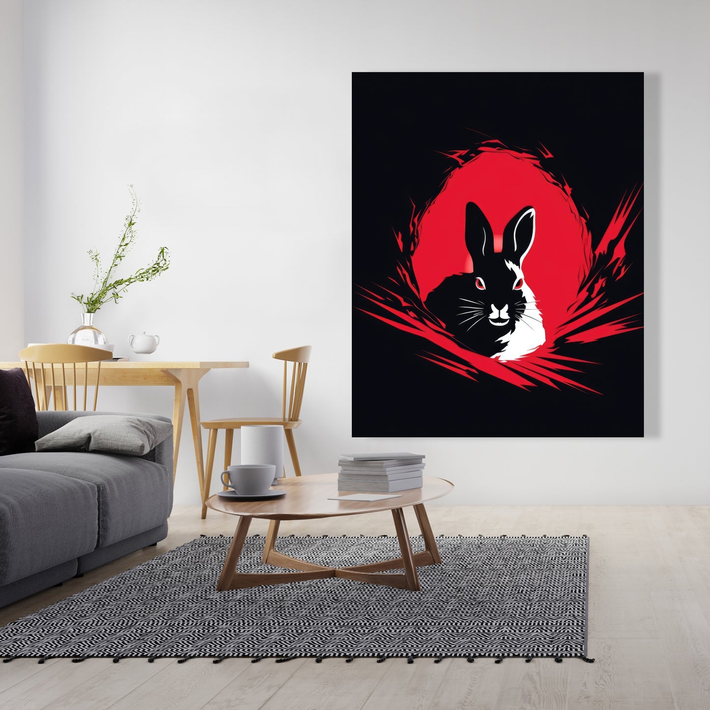 Bad Intentions - White Canvas Art for Home Decor | Stylish Wall Decor