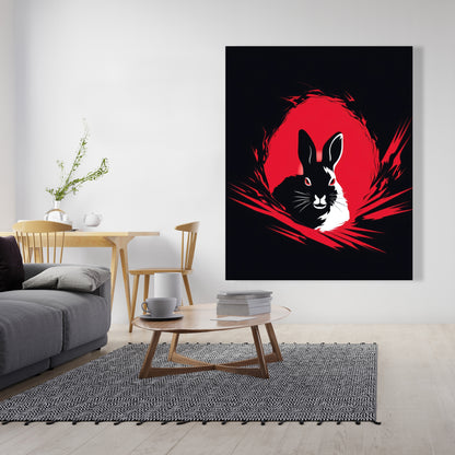 Bad Intentions - White Canvas Art for Home Decor | Stylish Wall Decor