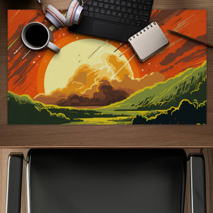 Last Days Orange Gaming Mat for Home Decor - Stylish Comfort