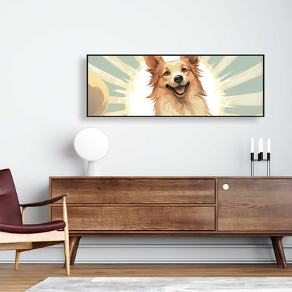 Who's a good boy - White Framed Canvas for Home Decor