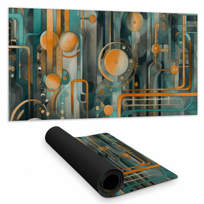 Tapis de bureau Machine astrologique | Décoration d'intérieur élégante