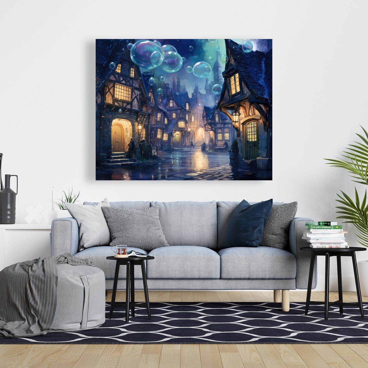Floating through - 32"x32" Canvas