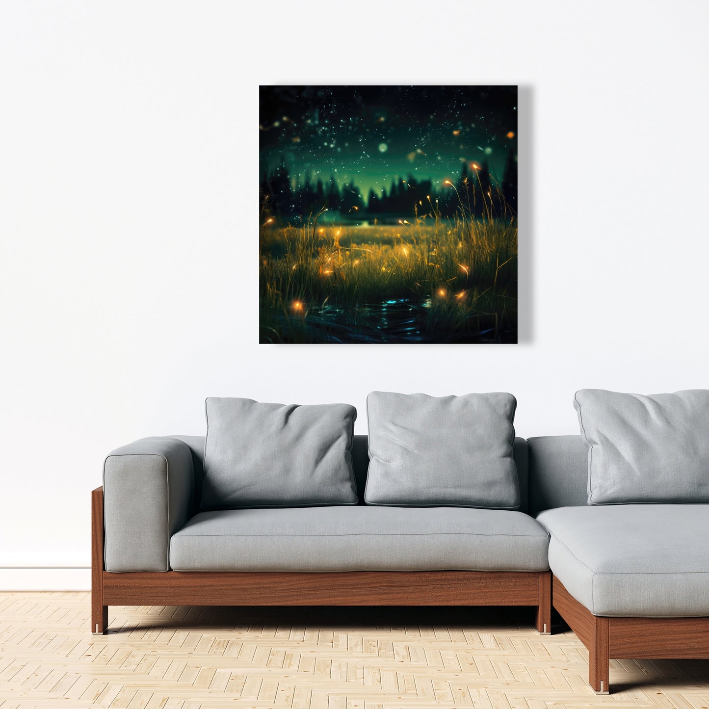 Light in the Dark - Black Canvas Wall Art for Home Decor