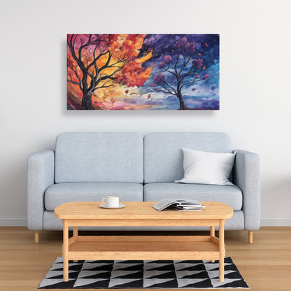 Before the Storm - Blue Canvas Home Decor Art Piece