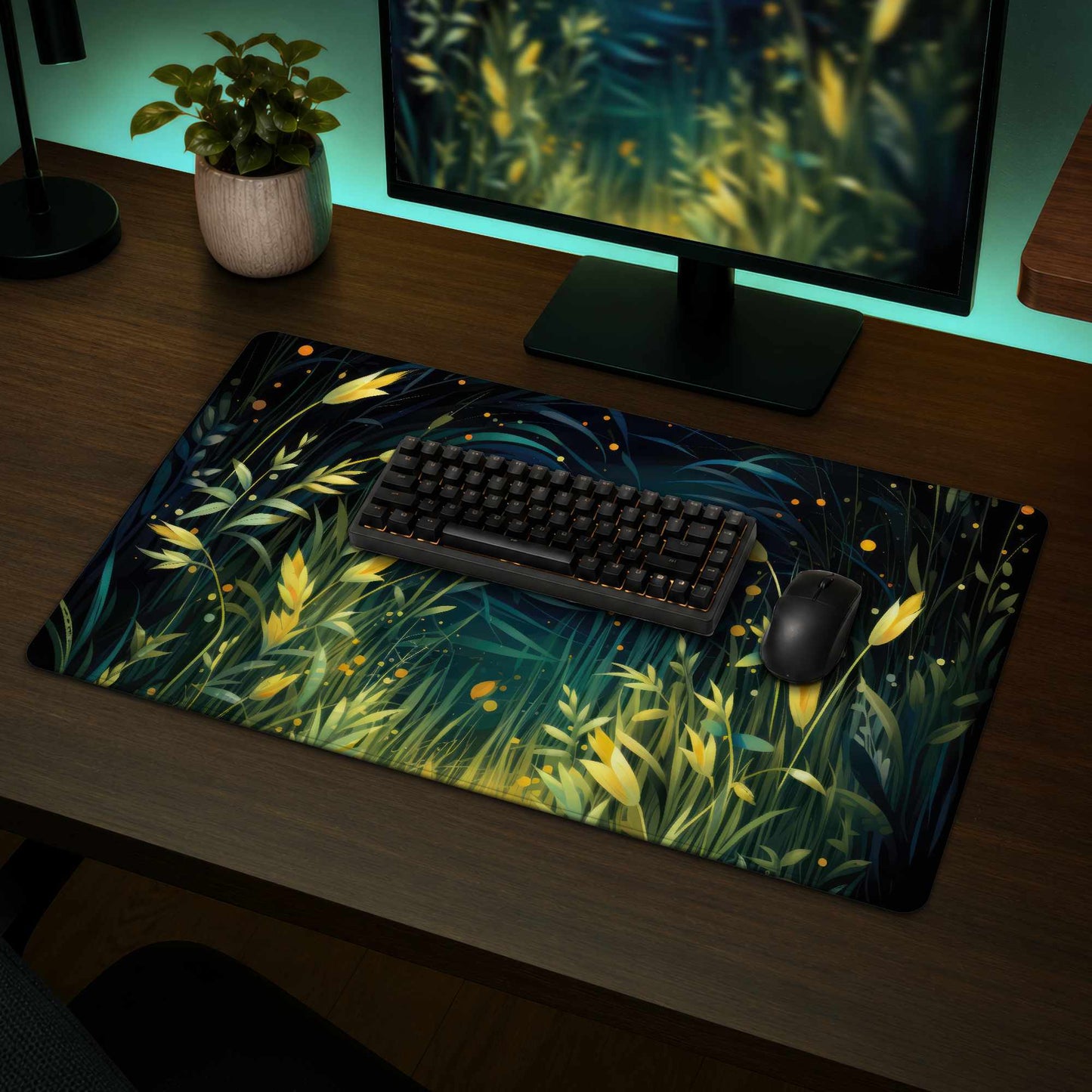 Lit Plains Desk Mat | Stylish Home Decor Desk Accessory