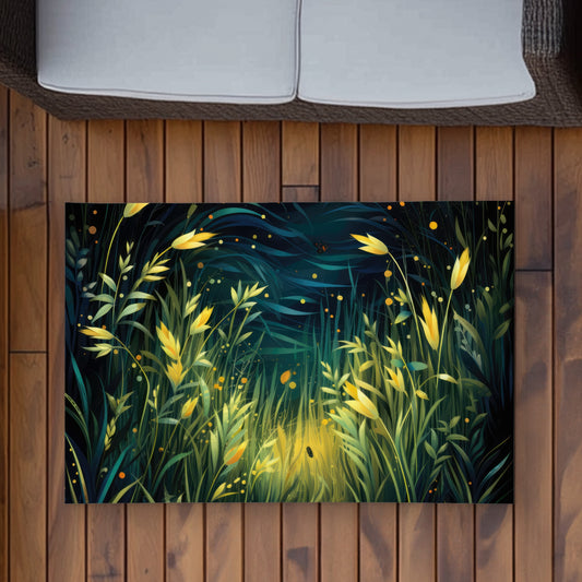 Lit Plains Green Outdoor Area Rug for Home Decor - Stylish & Durable