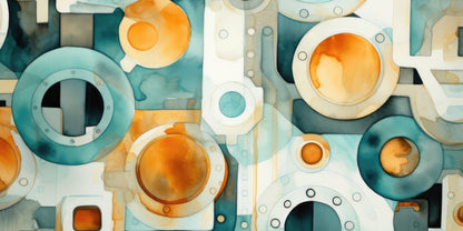 Decomposed Porthole Desk Mat | Stylish Home Decor Accessory