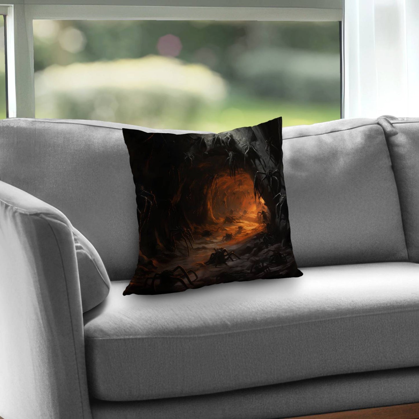 Oh no - Throw pillow - Print on demand