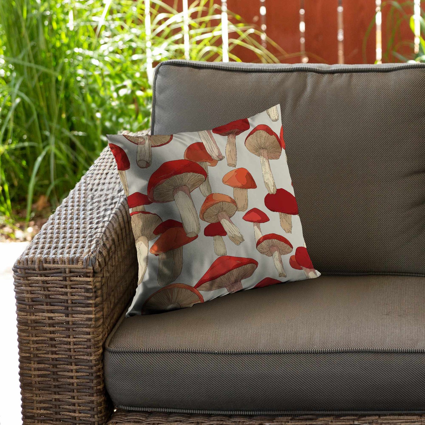 Coussin décoratif en sergé polyester Rouge cramoisi Cap Dance | Décoration d'intérieur