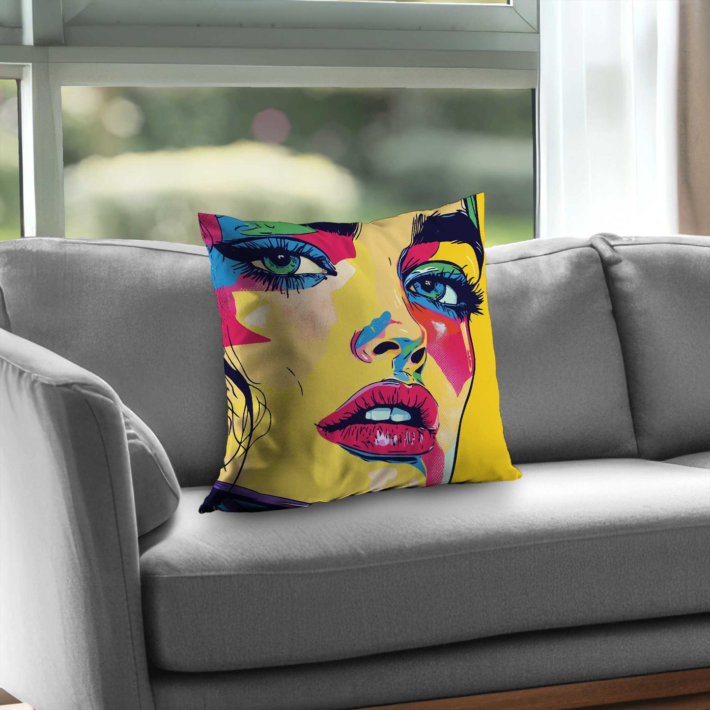 Glaze Poly Twill Throw Pillow | Stylish Home Decor Accent