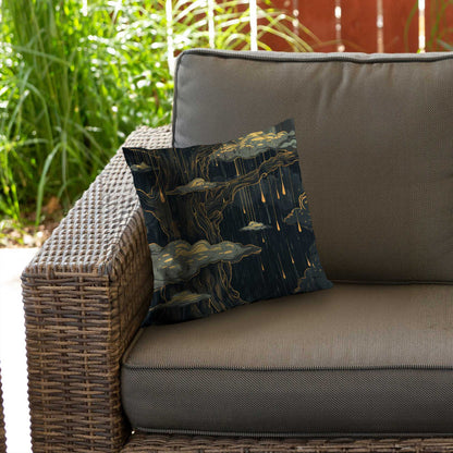Goopy Black Poly Twill Throw Pillow Insert for Home Decor