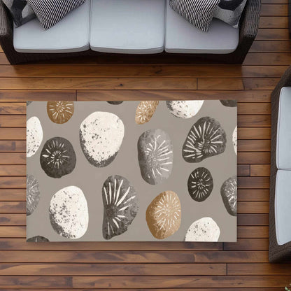 Tapis d'extérieur Earthstone Echoes | Décoration élégante pour la maison