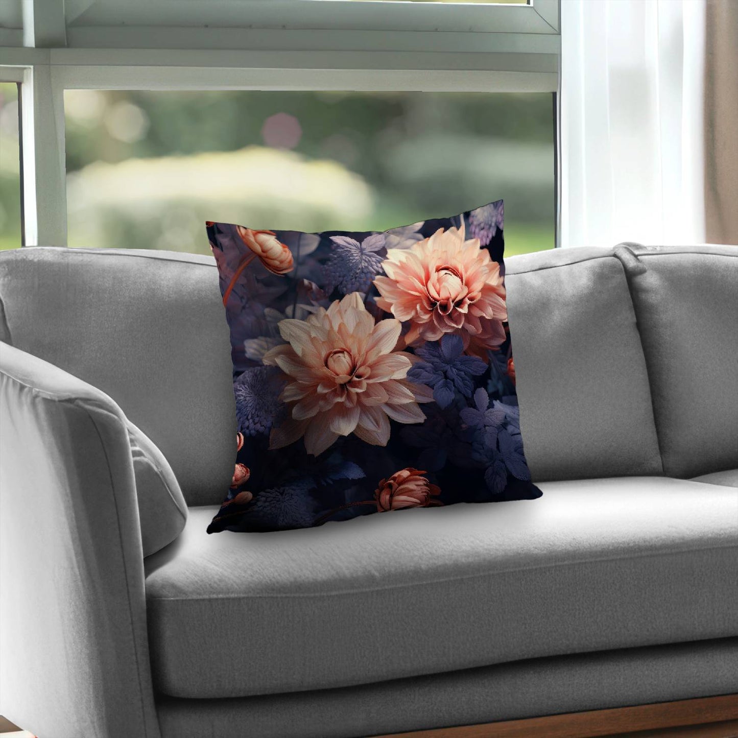 Pink and Purple Poly Twill Throw Pillow | Home Decor Accent