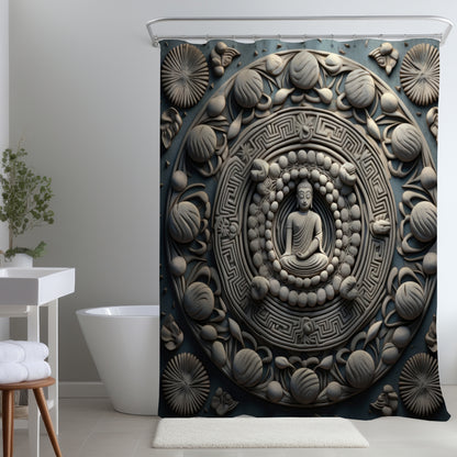 Spiritual peace - Shower Curtain