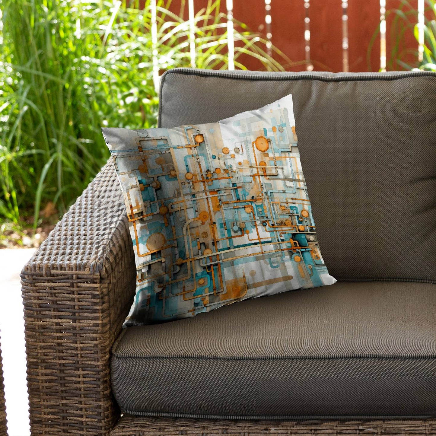 Like clockwork - Throw pillow - Print on demand