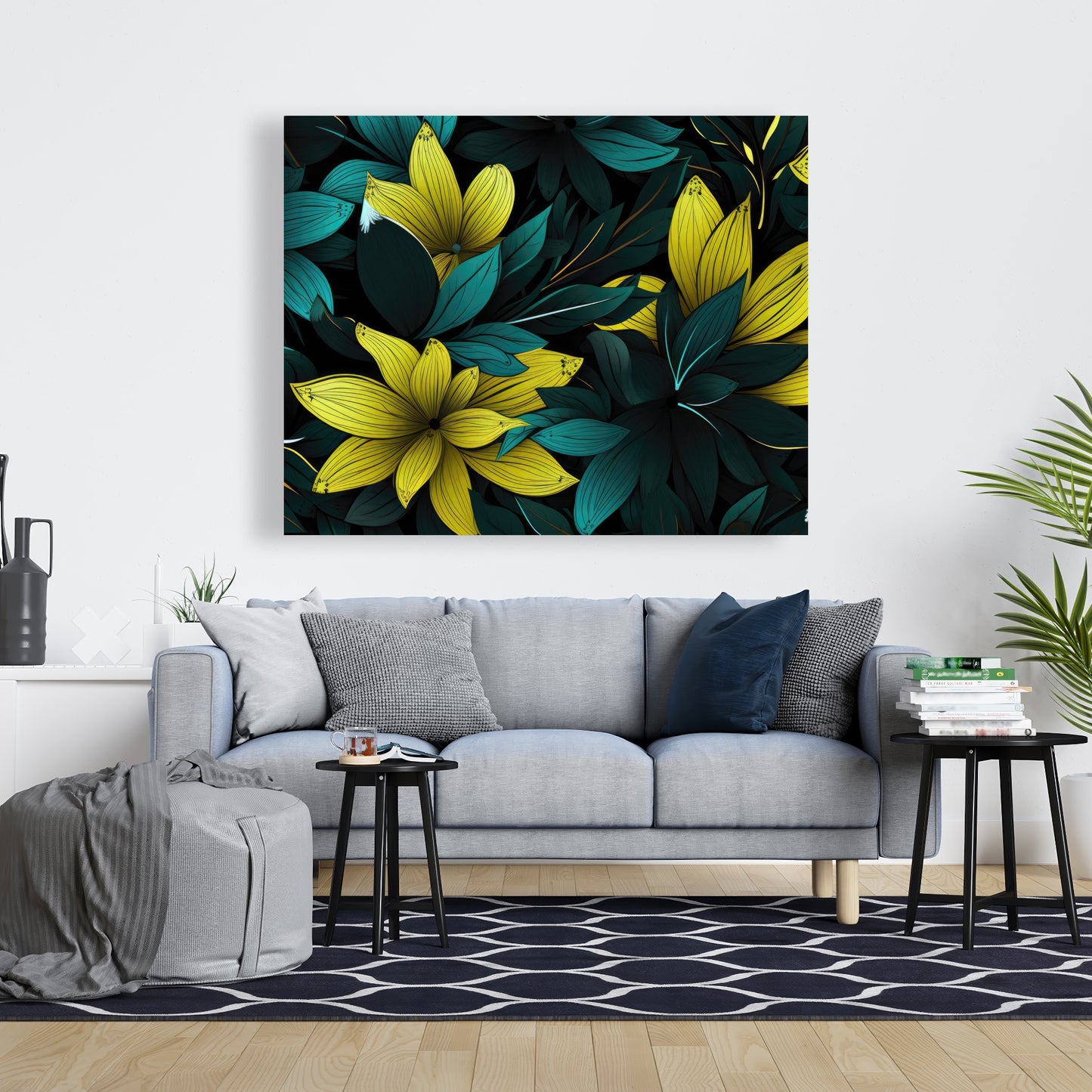 Potent - Yellow Canvas Art for Stylish Home Decor