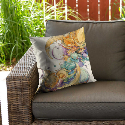 Plan Poly Twill Throw Pillow - Stylish Home Decor Accent