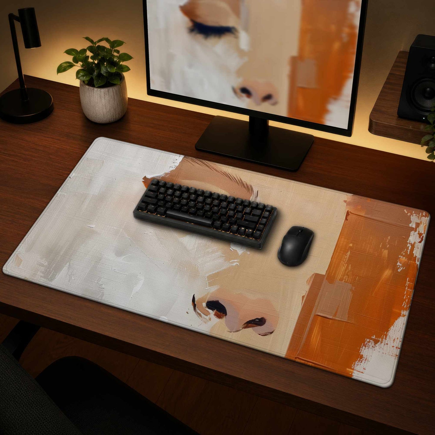 Half Desk Mat - Stylish Home Decor for Productive Spaces