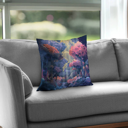 Beams Poly Twill Throw Pillow - Stylish Home Decor Accent